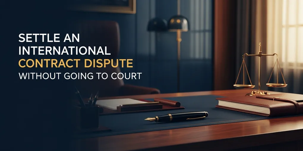 Settle an International Contract Dispute Without Going to Court